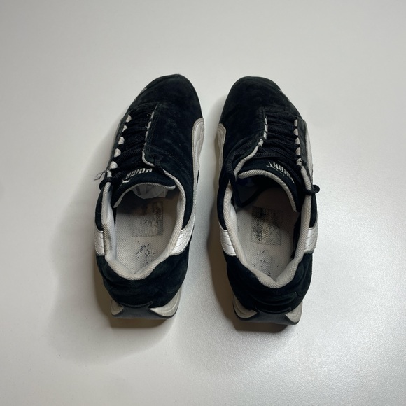 Vintage Puma Speedcat OG Athletic Shoes Black White Leather Suede Women’s 9 US